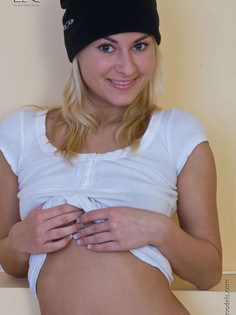 Blonde Gabriella Black Hat From LSG Models
